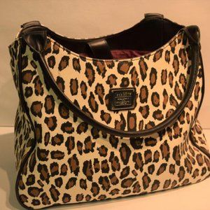 leopard tote bag